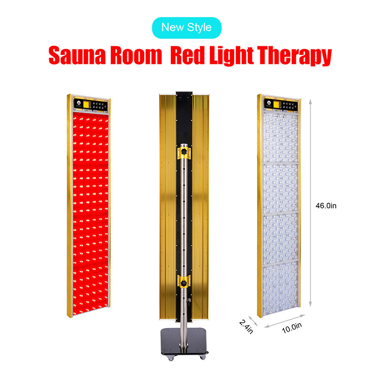 Bilik Sauna Inframerah Luaran Panel Terapi Lampu Merah LED